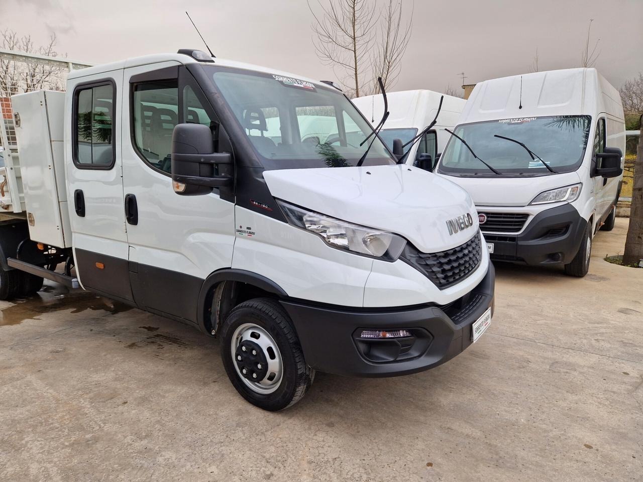 Iveco Daily 35C16 DOPPIA CABINA 7 POSTI RIBALATBILE TRILATERALE