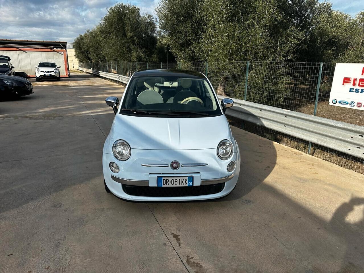 Fiat 500 1.2 BENZINA 69CV tetto panor 2009