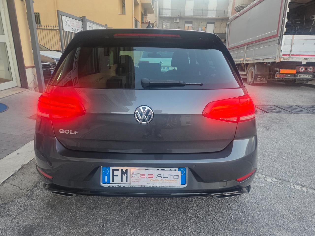 VW GOLF 7.5 ANNO 2018 R LINE 2.0 TDI 150 CV KM CERTIF