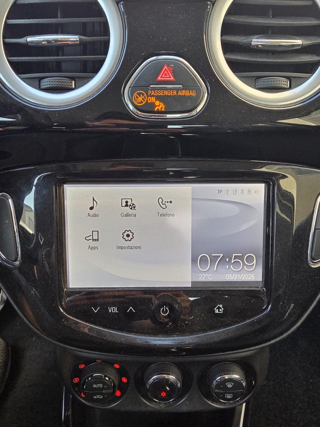 Opel Adam 1.2b. 69CV, Euro 6, Adatta per Neopatentati