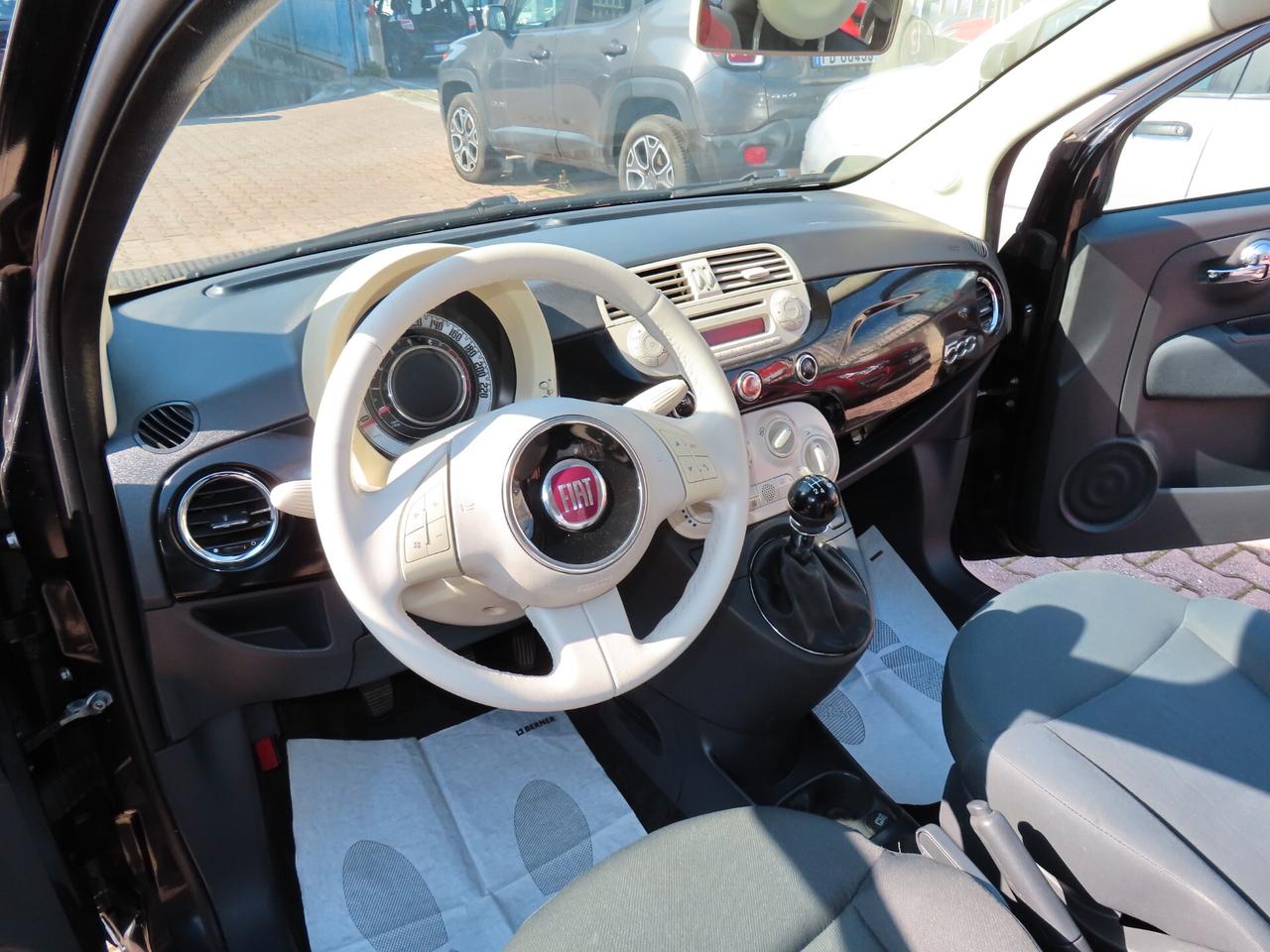 Fiat 500 1.2 BENZINA Lounge KM CERTIF 2011