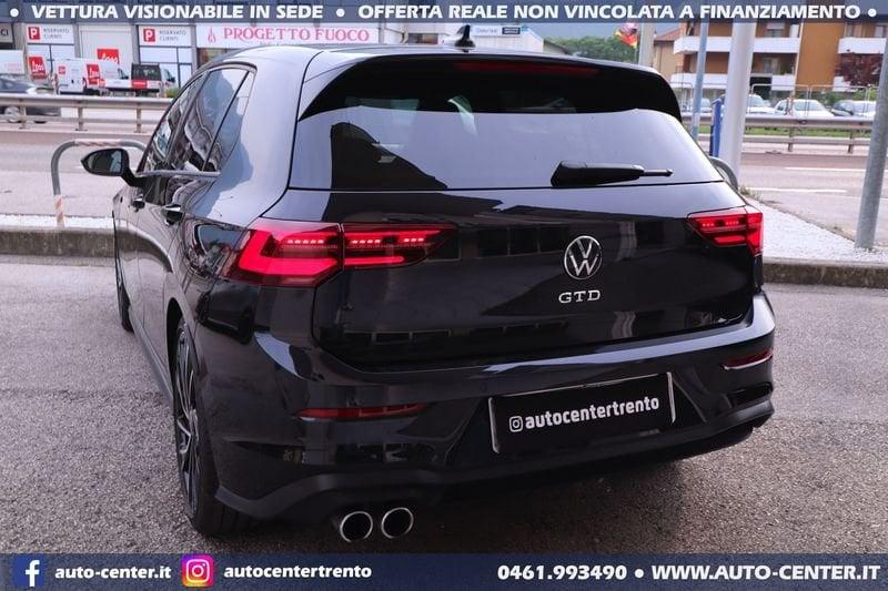 Volkswagen Golf 8 GTD DSG 2.0 TDI 200CV 19 IQ.LIGHT LED