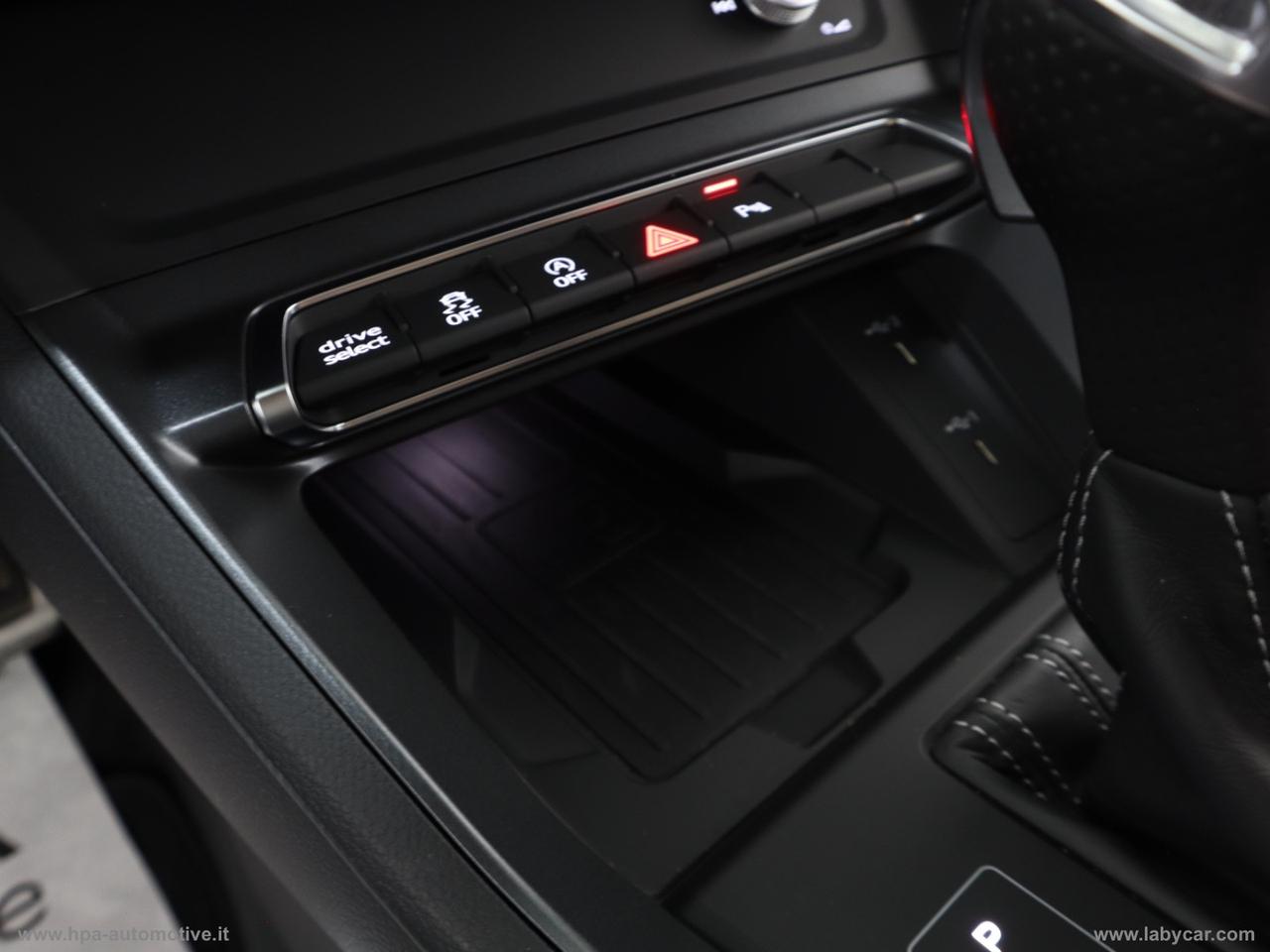 AUDI Q3 SPORTBACK 2.0TDI 200CV S-tronic S-LINE NAVI MATRIX LED PELLE QUATTRO RETROCAMERA