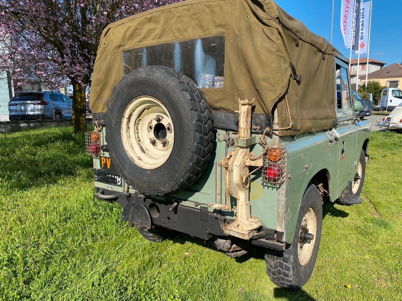 LAND ROVER 88 SECONA SERIE AUTOCARRO 3 POSTI ISCRITTA ASI