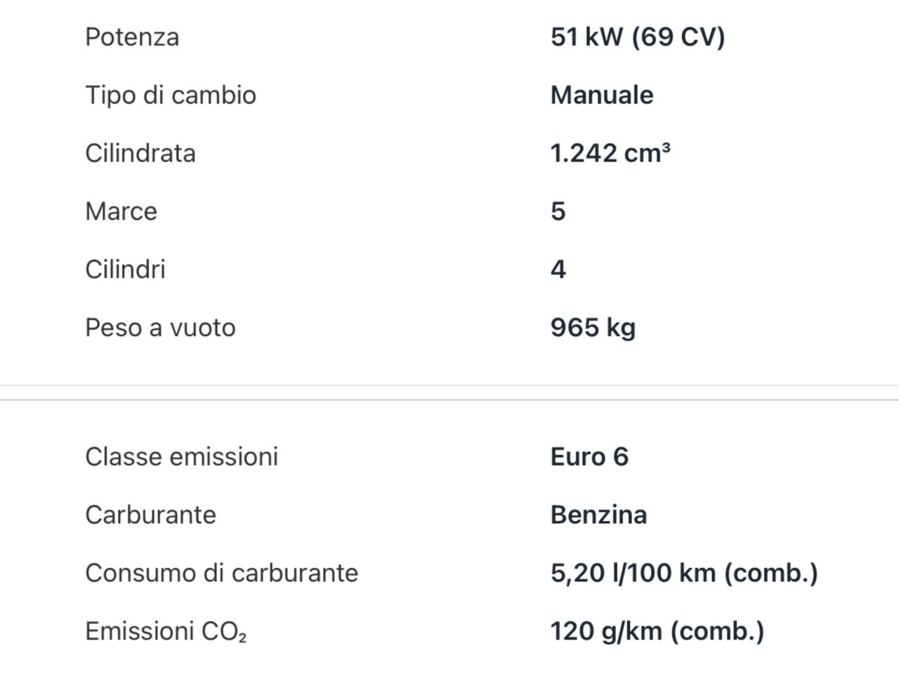 Lancia Ypsilon 1.2 69 CV 5 porte Platinum Si Neopatentati