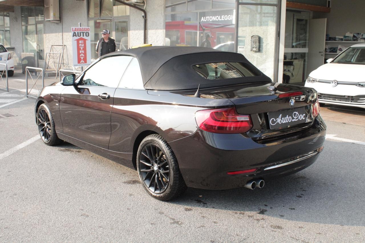 Bmw 220 d Cabrio Luxury STEPTRONIC PRONTA CONSEGNA