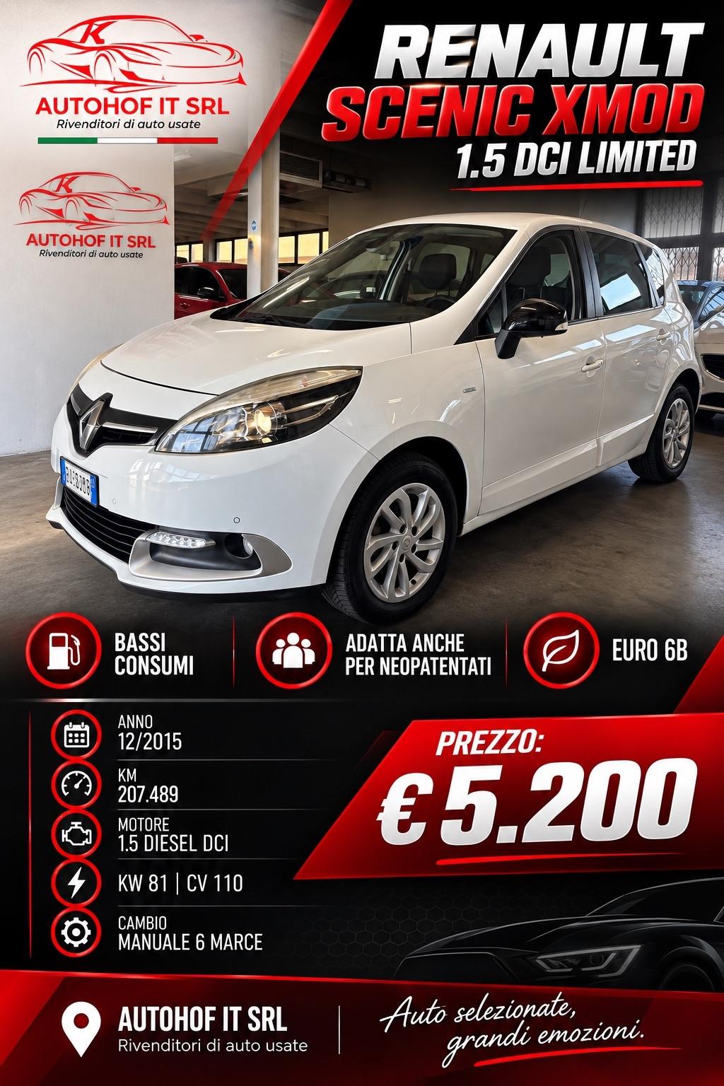 Renault Scénic XMod 1.5 dCi |OK NEOPATENTATI|