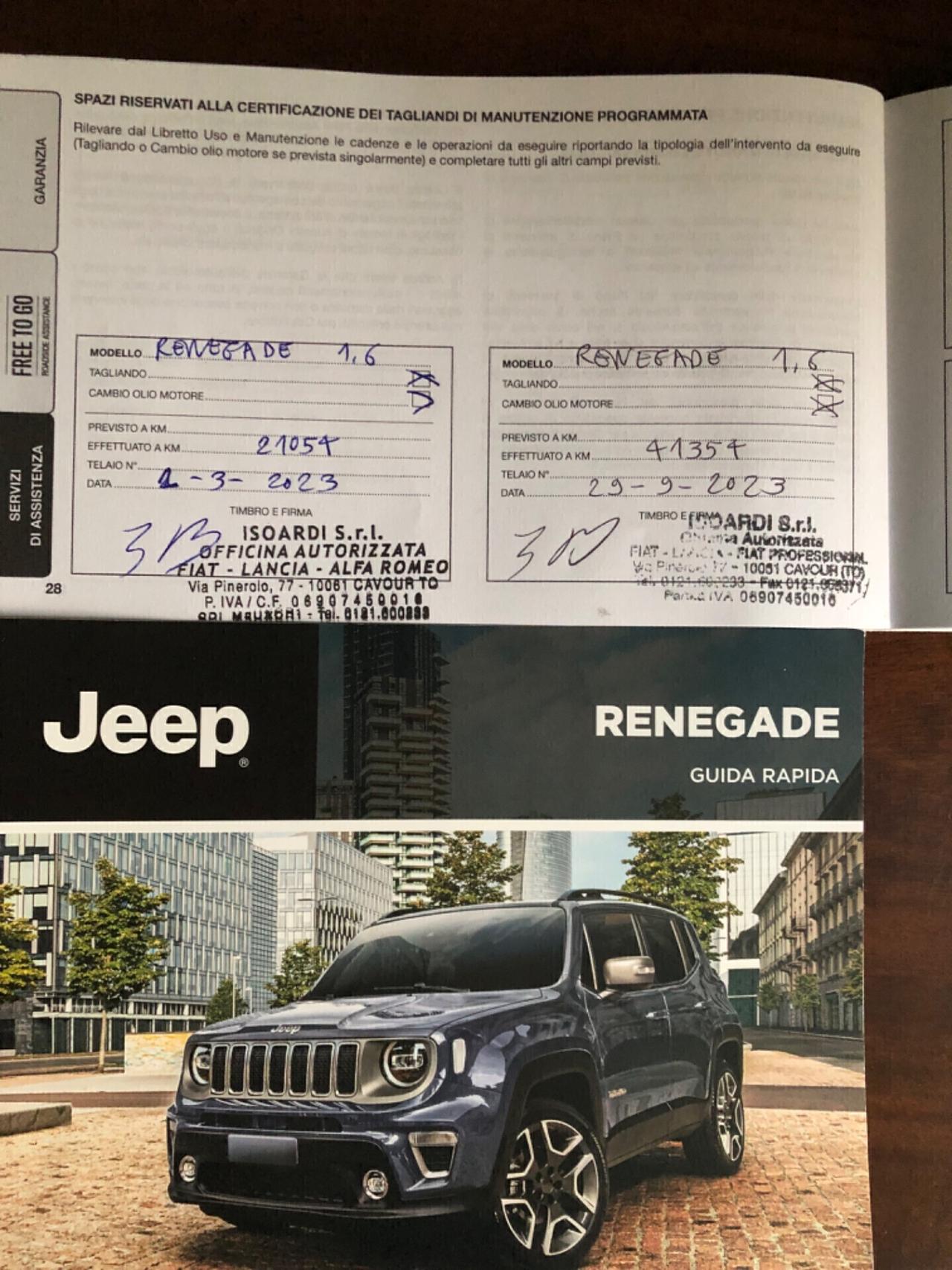 Jeep Renegade 1.6 Mjt 130 CV Limited RETROCAMERA