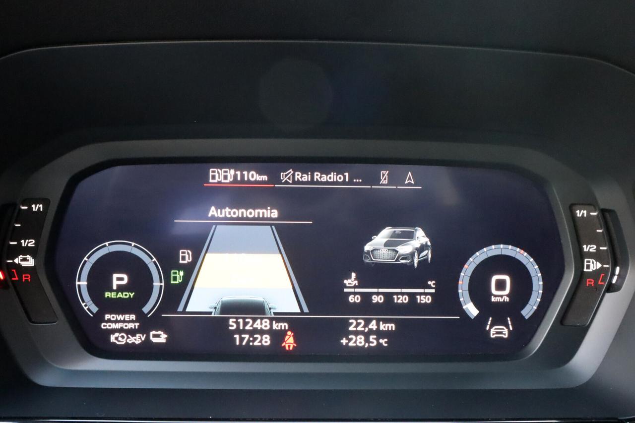 Audi A3 45 TFSI HYBRID PLUG-IN 245 CV S-LINE VIRTUAL TETTO APRIBILE LED ACC