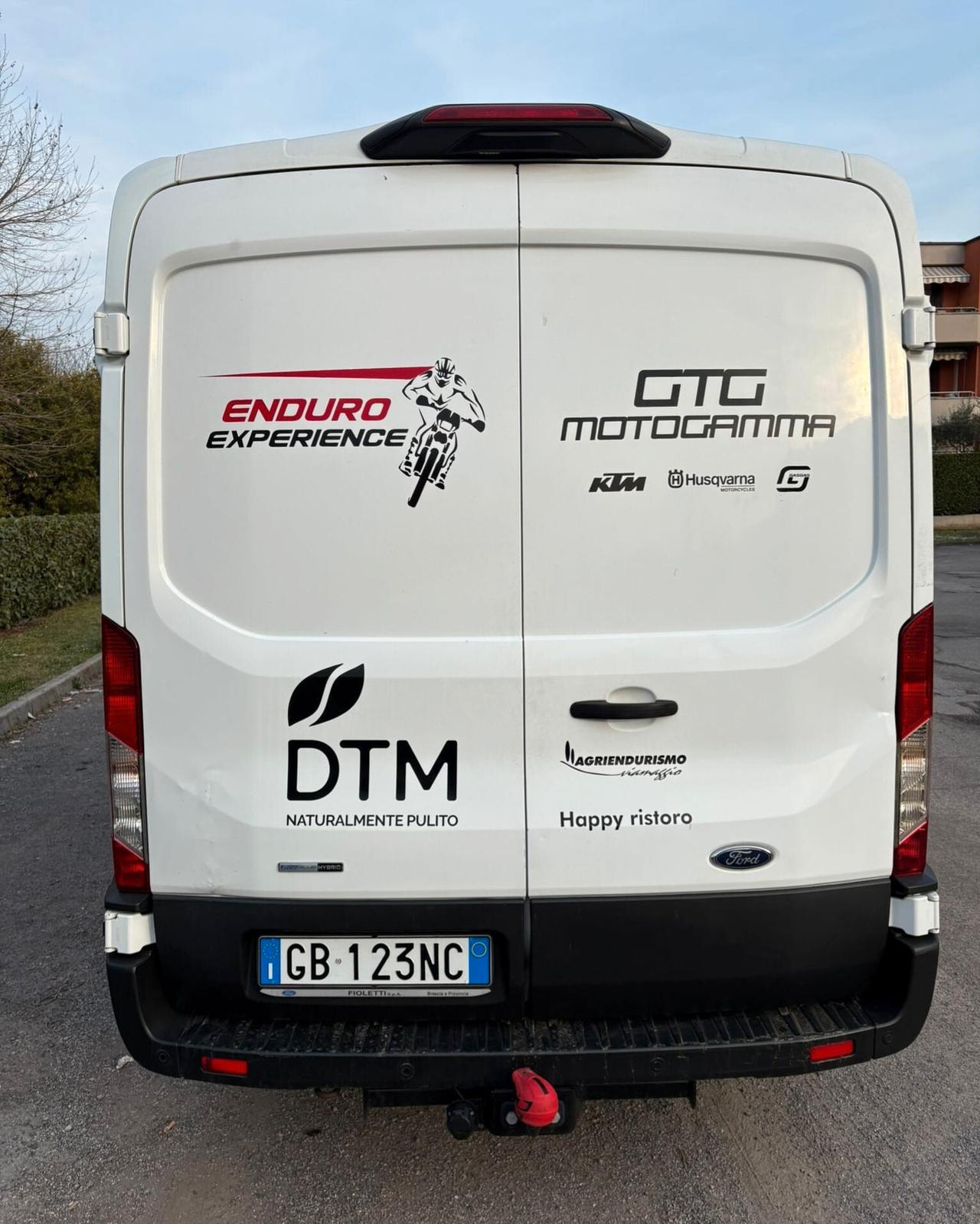 FORD TRANSIT 2,0 TDCI-EOBLUE HYBRID 2020- EURO 6D- GANCIO TRAINO