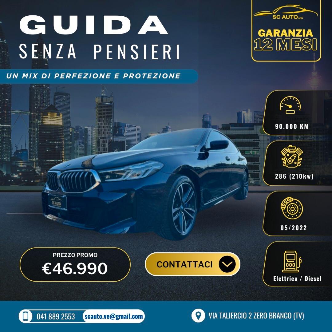 Bmw Serie 6 Gran Turismo 630d xDrive 48V Msport PREZZO CON FINANZIAMENTO