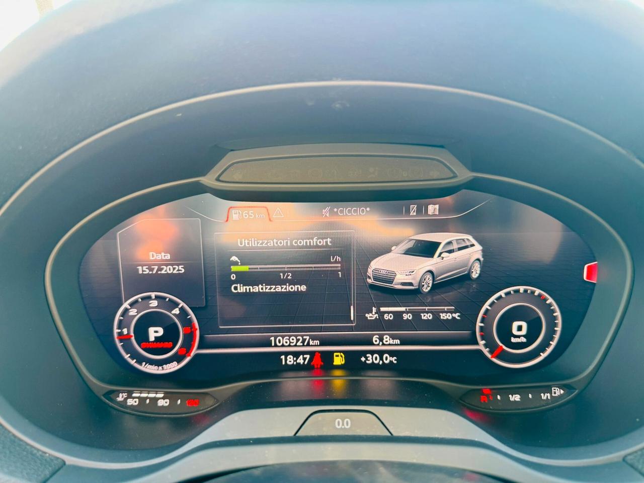 Audi A3 SPB 30 TDI S-tronic S-Line Virtual/Matrix