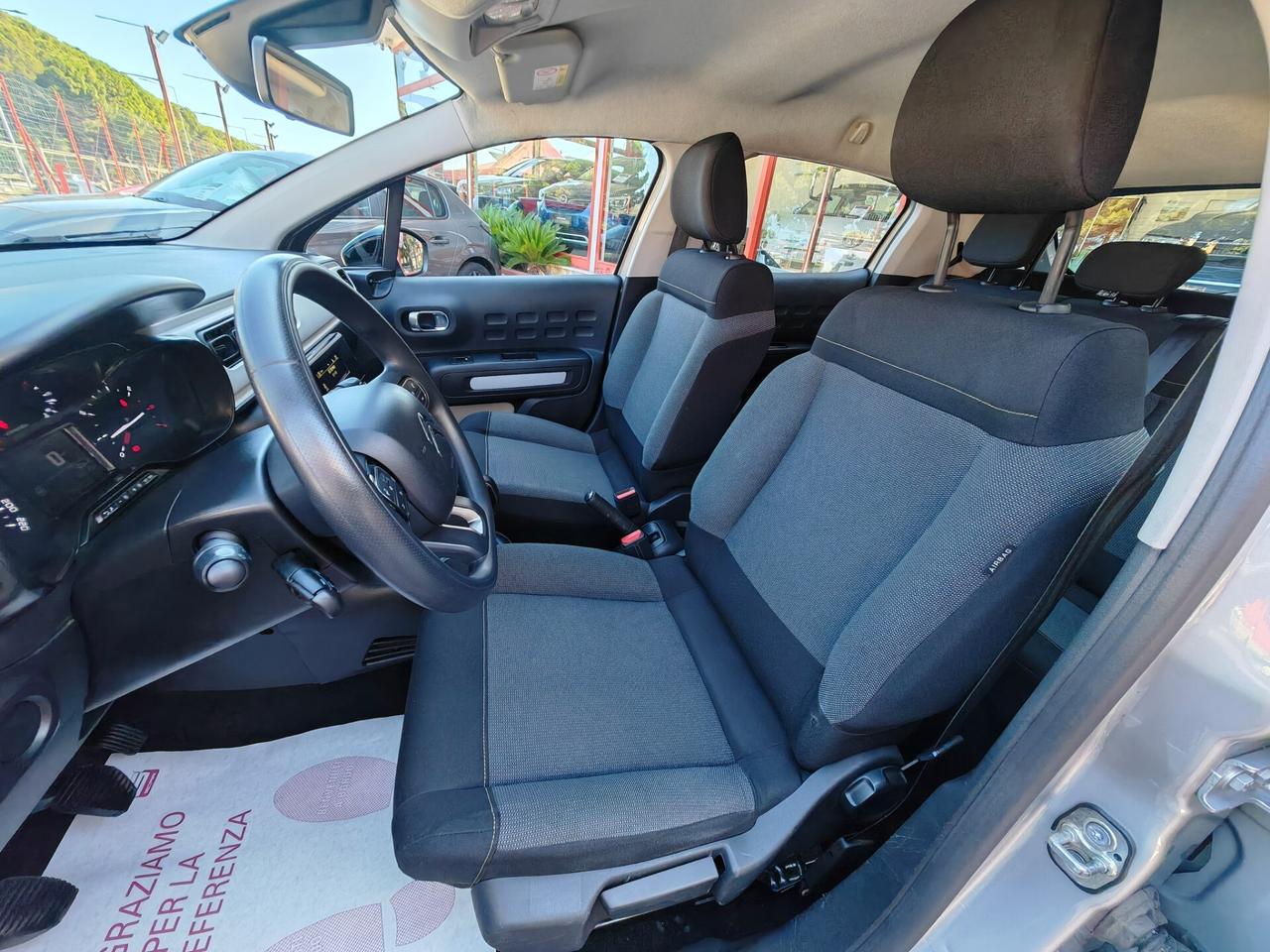 Citroen C3 1,2 benzina 10/2019 CV85 EURO 6