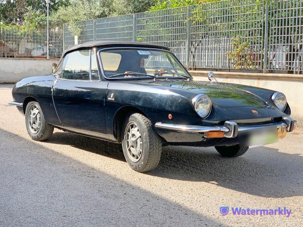 Fiat 850 SPIDER SPORT targa oro Asi