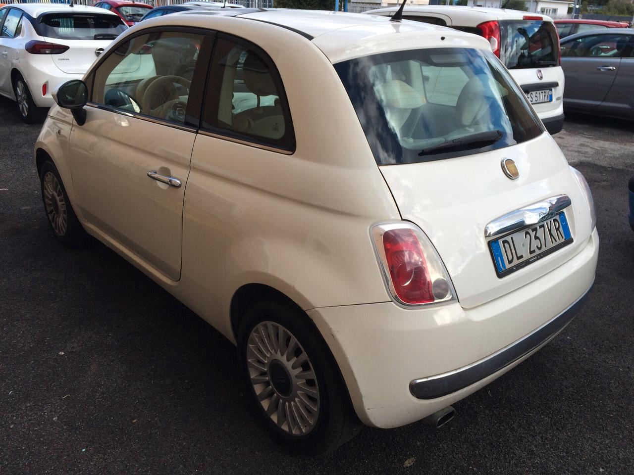2007 Fiat 500 1.2 Lounge benzina GPL !! TAGLIANDATA CINTA DISTR.FATTA KM 206000!