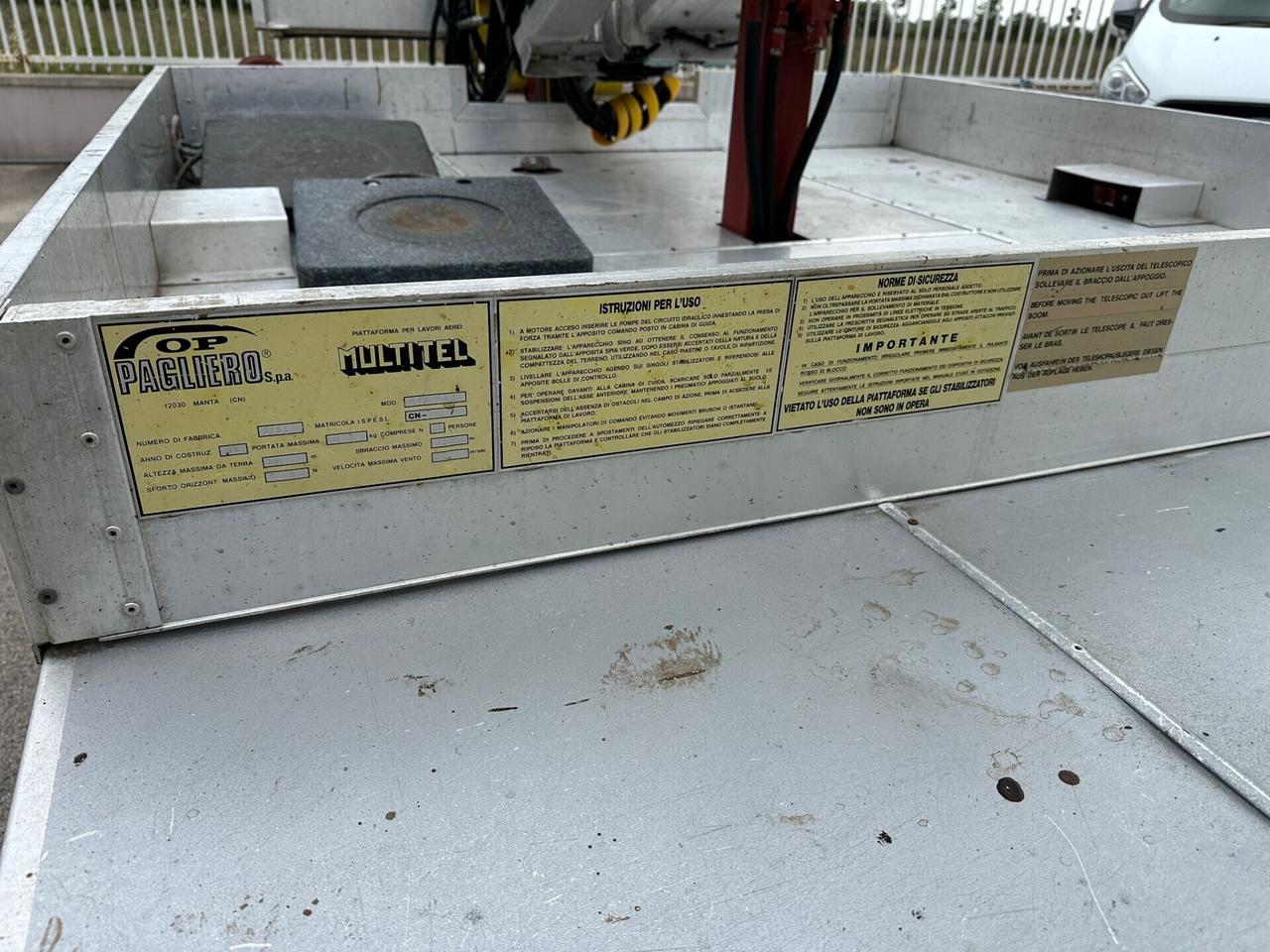 Fiat Daily 35.8 Piattaforma aerea SOLO 12 MILA KM