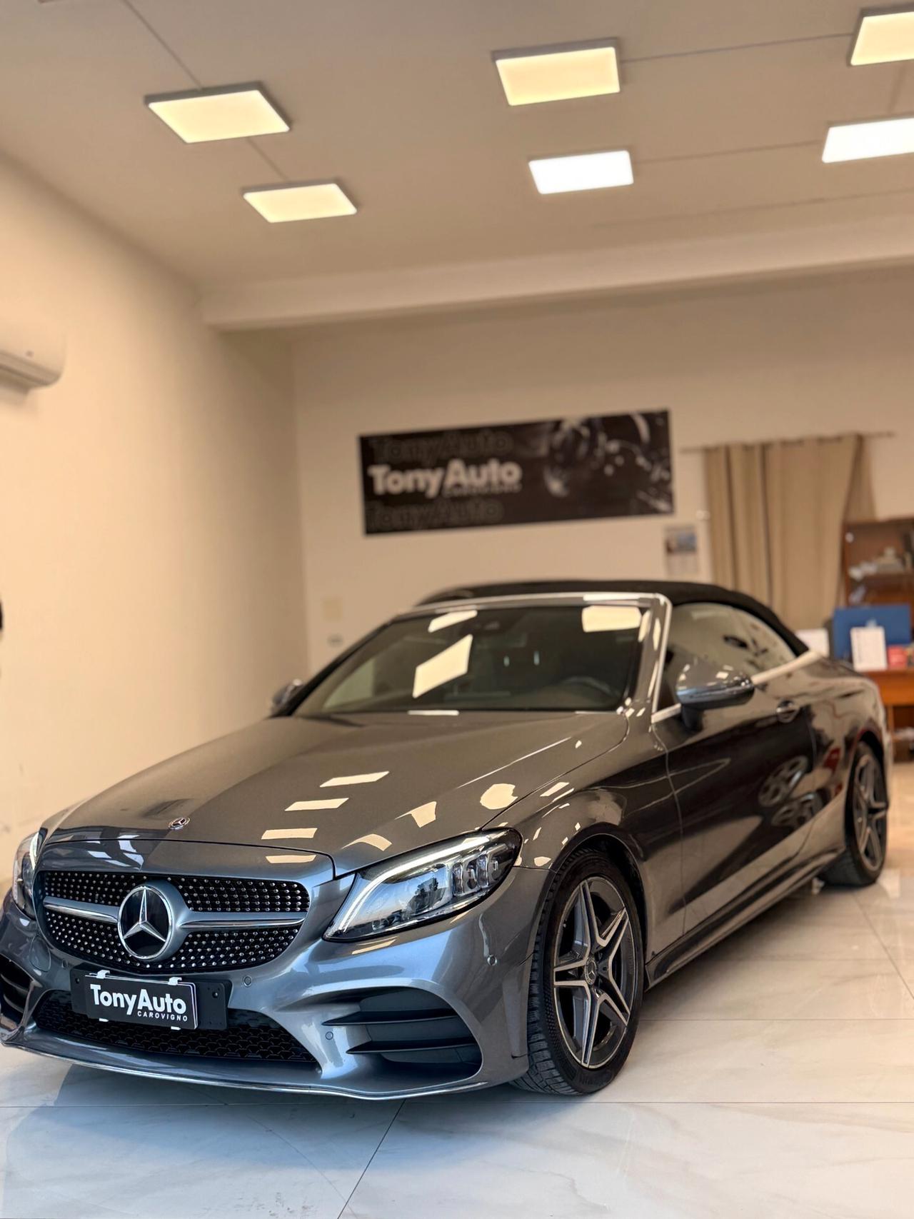 Mercedes-benz C 220 d AutoCABRIO Premium Plus automatica con LUCI SOFFUSE,VIRTUAL COCKPIT,TELECAMERA,APPLE CARPLAY,NAVI