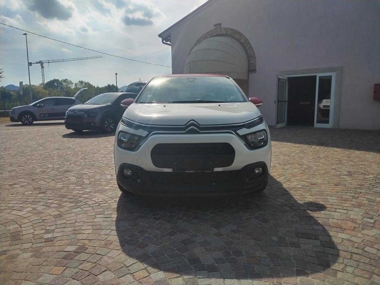Citroen C3 tetto rosso