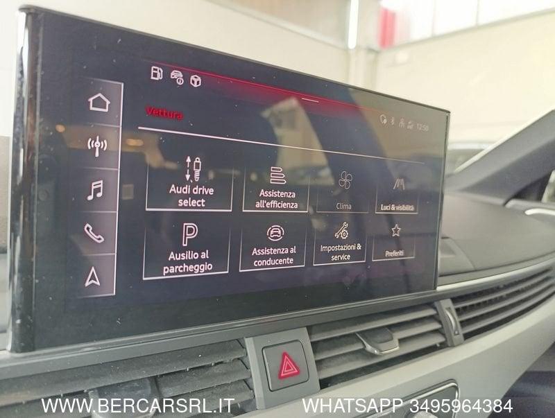 Audi A4 Avant 40 TDI S tronic S line edition*VIRTUAL COCKPIT*SEDILI SPORTIVI*PROIETTORI LED*LUCI AMBIENTE*TE