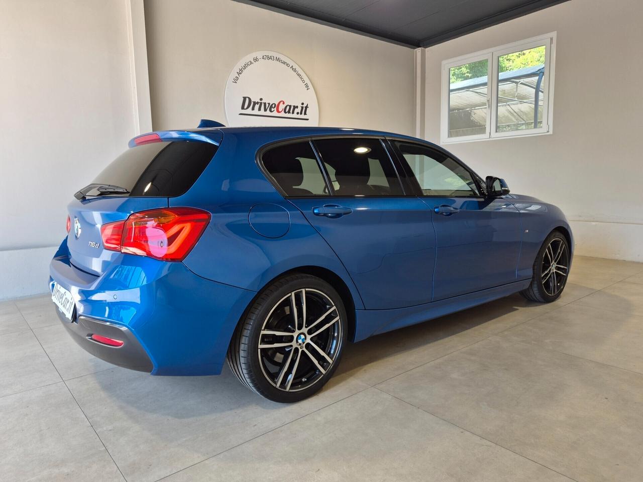 BMW 116 D MSPORT 5P STEPTRONIC LED PELLE V.PRIVACY CLIMA C.18" SOSPENSIONI SPORTIVE M
