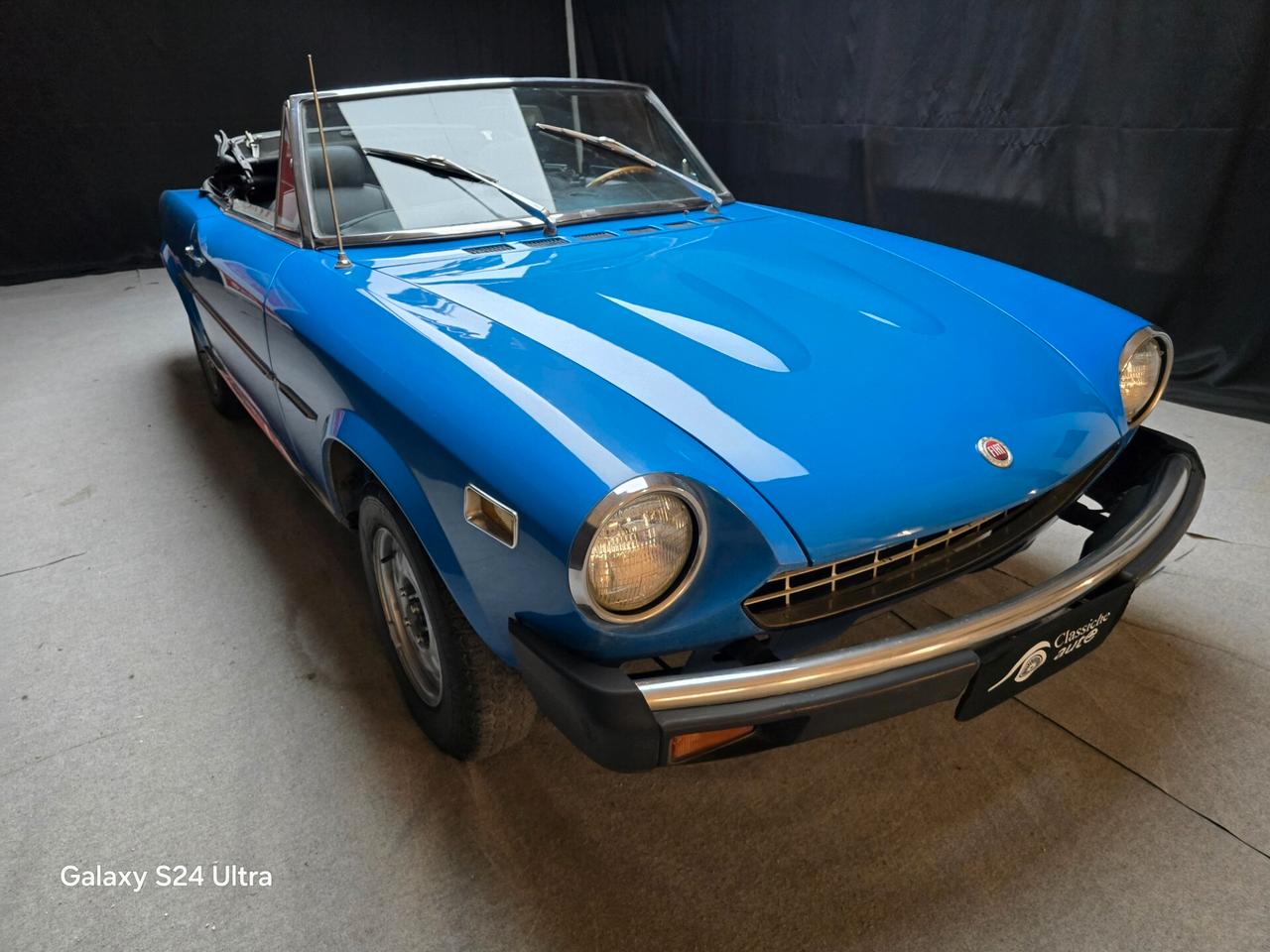 Fiat 124 Spider Sport 1.8cc anno 1976 certificata ASI con C.R.S.