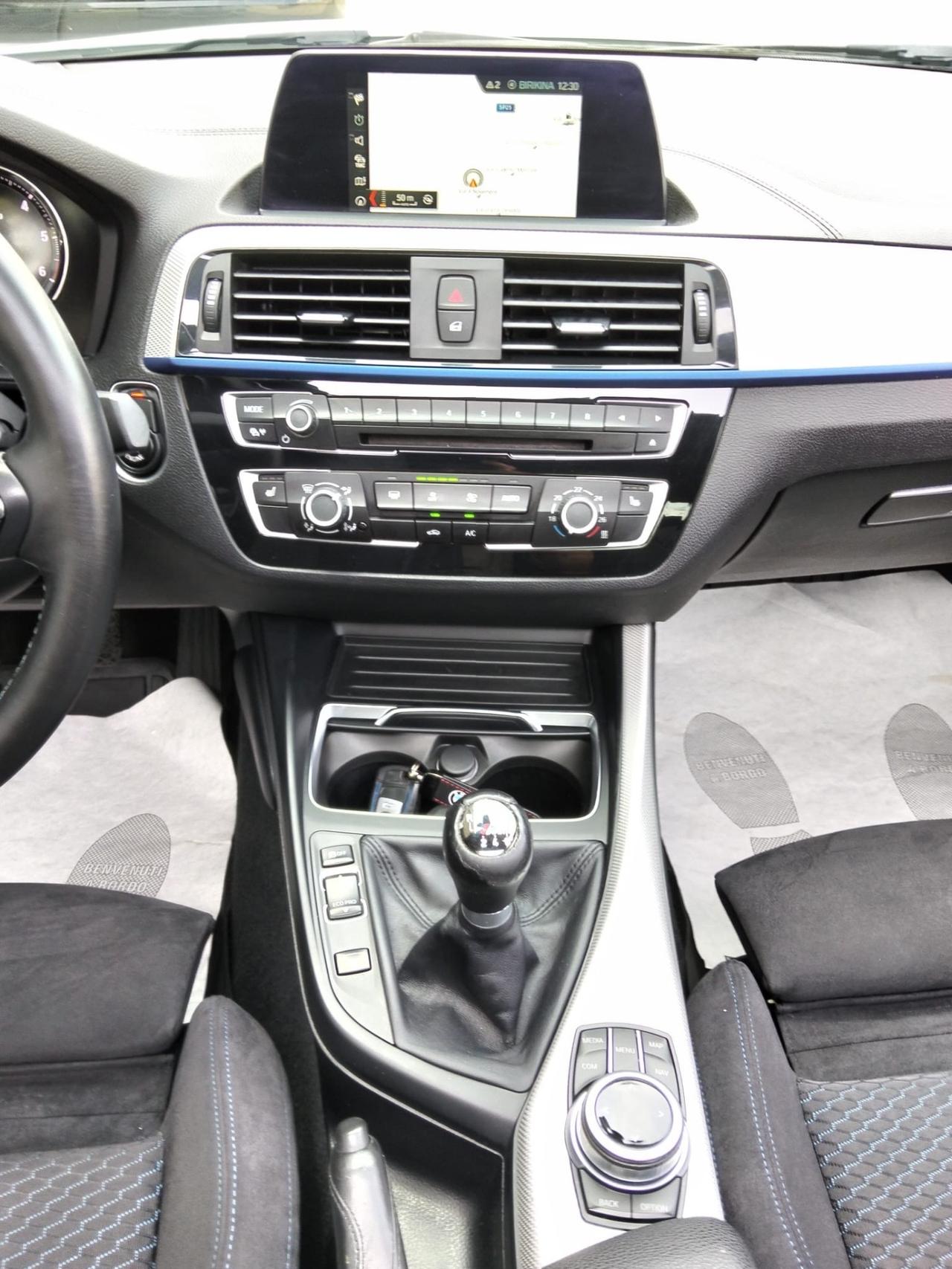 Bmw 220d Coupé Sport 190Cv*Manuale*Tetto*Navi*Alcantara