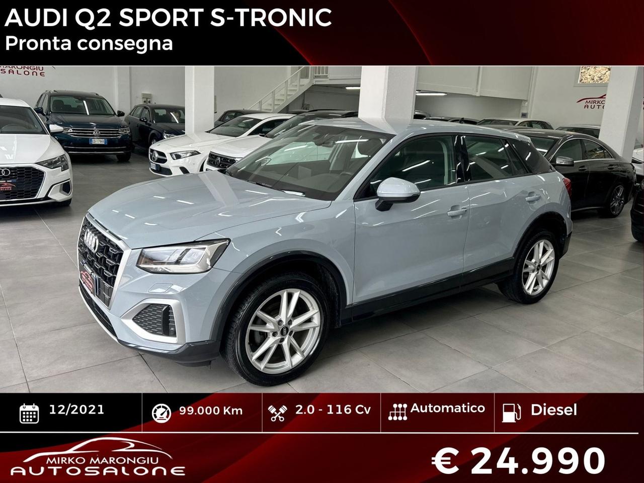 Audi Q2 2.0 TDI S tronic FINANZIABILE