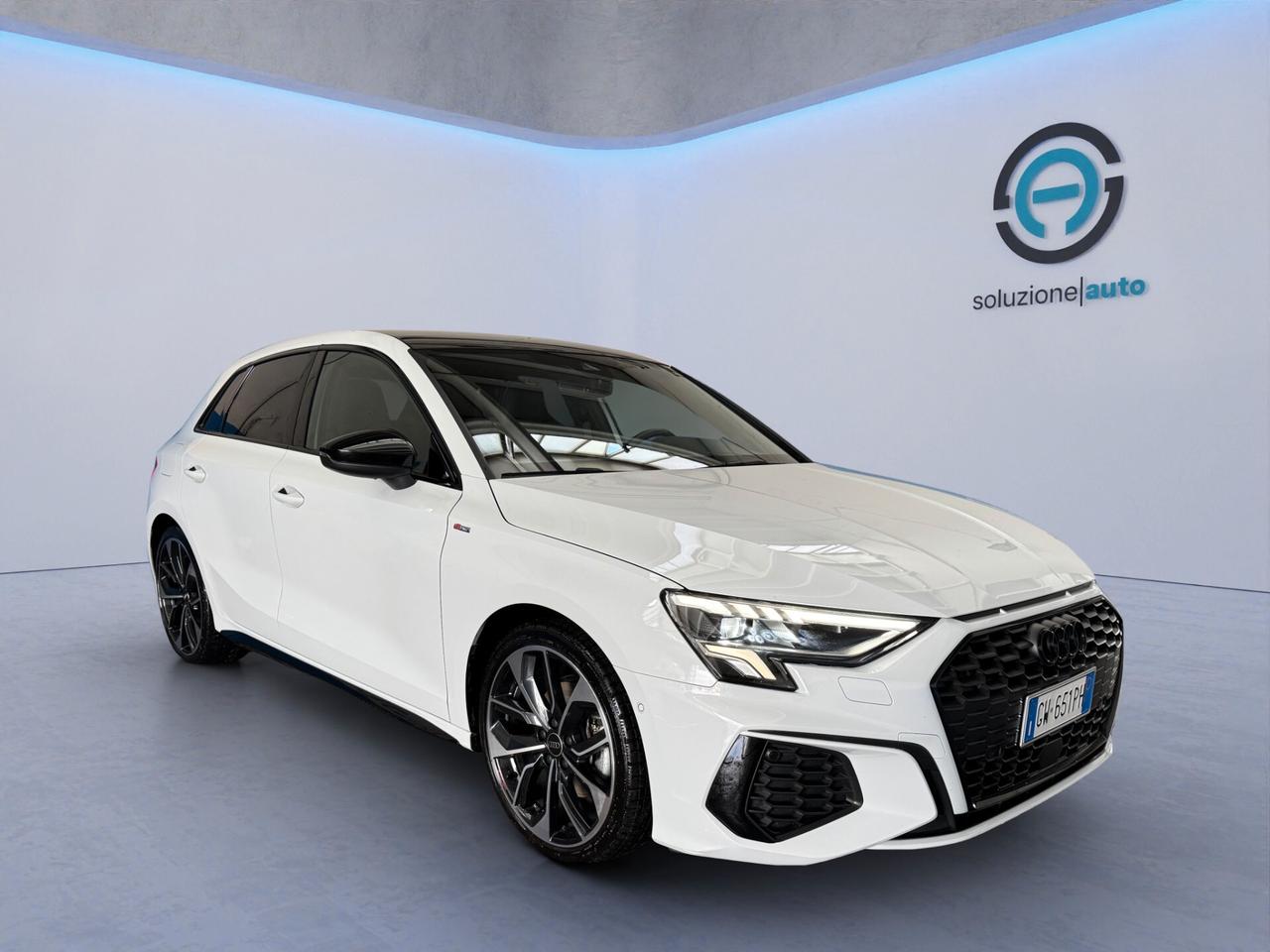 Audi A3 SPB 35 TDI S tronic line edition Identity Black GARANZIA CASA MADRE