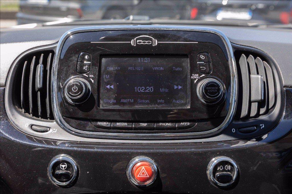 FIAT 500 1.2 Lounge 69cv del 2016