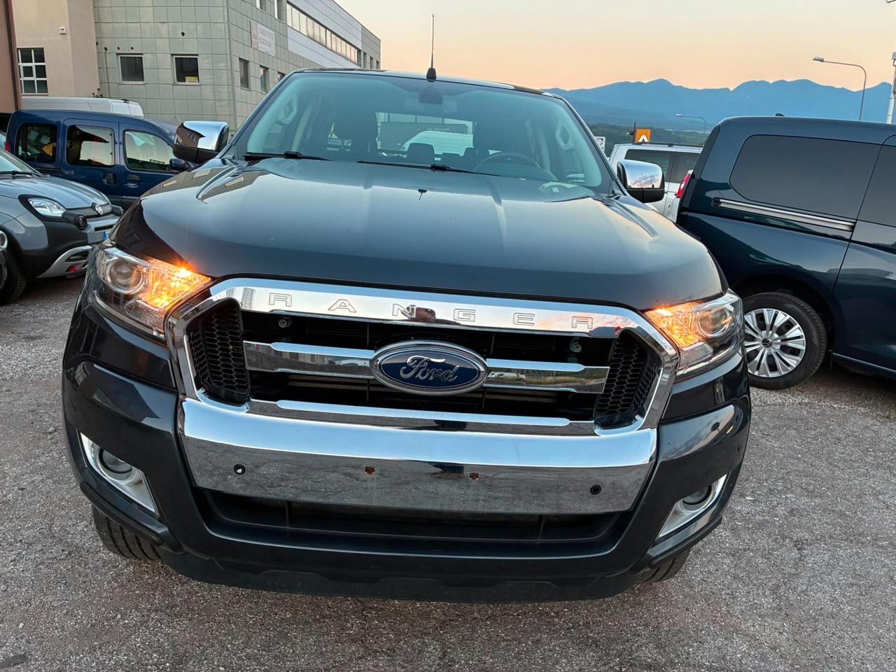 FORD RANGER 4x4 2.2TDCi 160CV XLT DOUBLE CAB 6M GANCIO TRAINO 78000 KM
