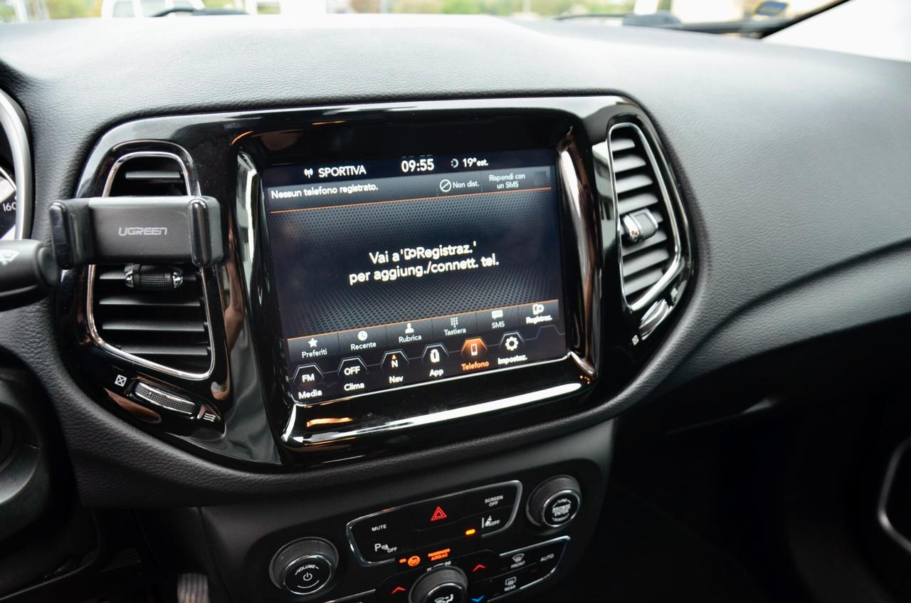JEEP COMPASS 2.0 MJT NIGHT EAGLE 4WD 140cv, UFF ITALIANA, EURO 6D, SERVICE DIMOSTRABILI, NAVI, RETROCAMERA, APPLE ANDROID, PERMUTE