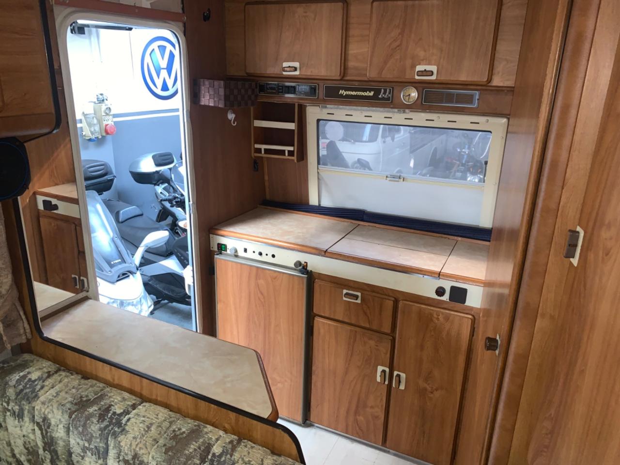 Fiat ducato Hymer 544 2.5cc turbo idrog. porta moto