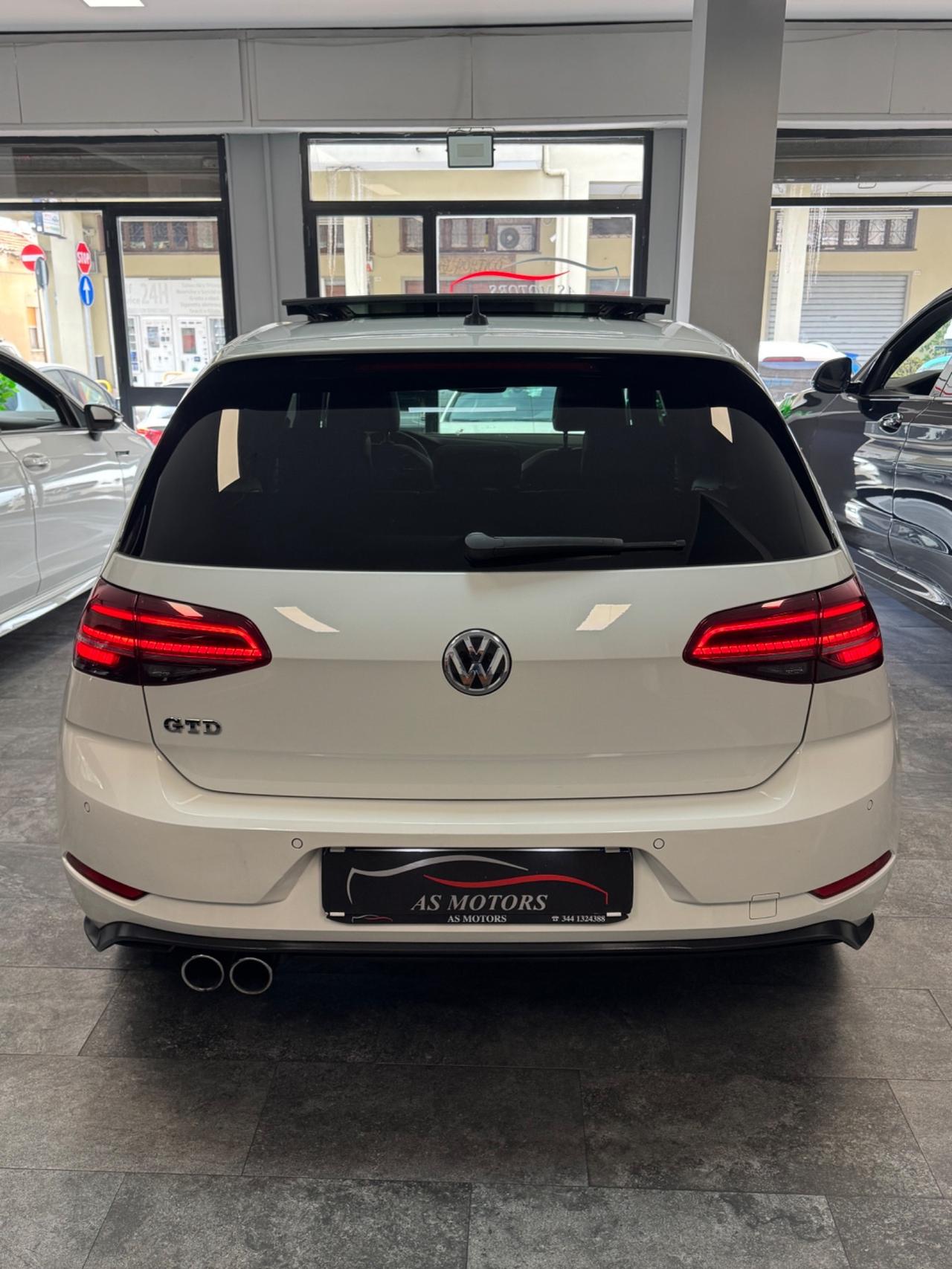 VW GOLF 7.5 GTD 2.0 184 CV TETTO APRIBILE