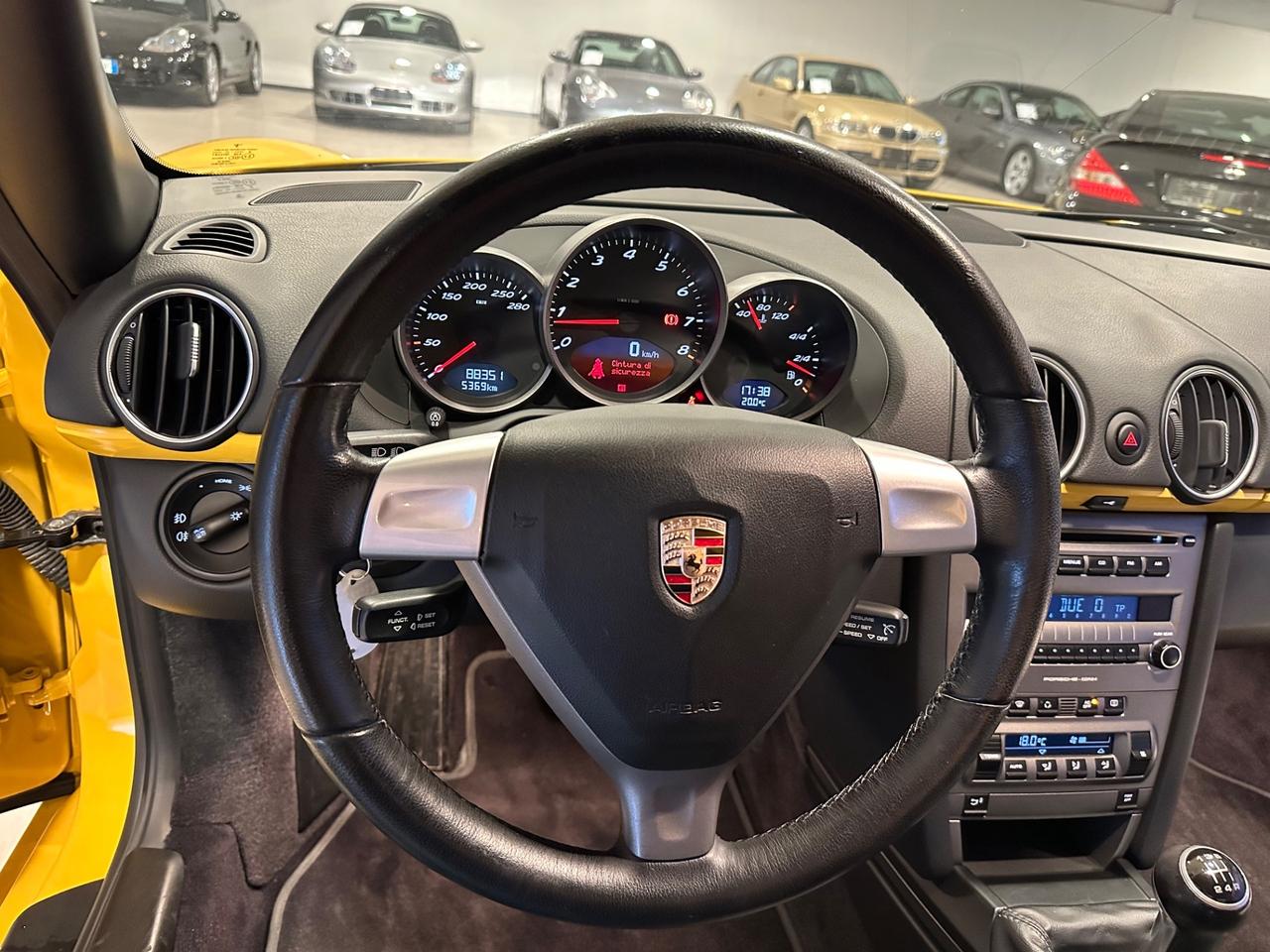 Porsche Cayman 2.7 DA 245C V**SPEED YELLOW**MANUALE*BOOK SERVICE*