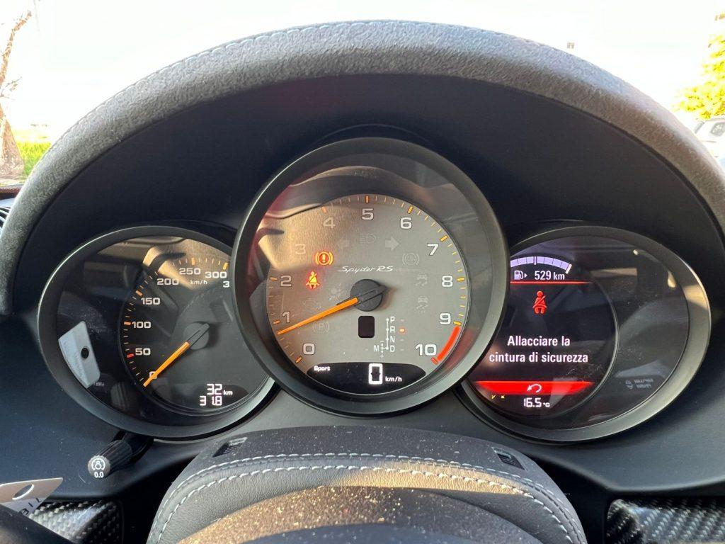 PORSCHE 718 Spyder RS Weissach 500CV PDK