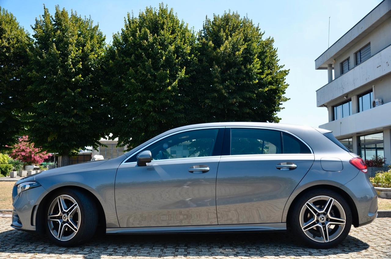 MERCEDES-BENZ A 180d PREMIUM AMG LINE 116cv AUTO, SERVICE UFF MERCEDES, EURO 6D, NAVI, RETROCAMERA, LUCI AMBIENTE 64 COLORI, PERMUTE