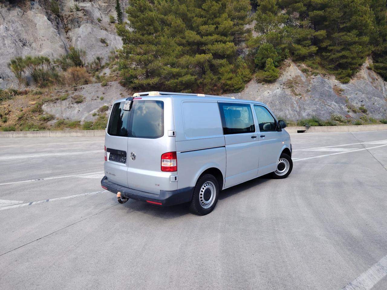 Volkswagen Transporter 2.0Tdi 140Cv 6Marce OMOLOGATO CAMPER -Pronta Consegna-Clima-Gancio-Leggere Annuncio 2 POSTI-Pronta Consegna-Clima-2014-