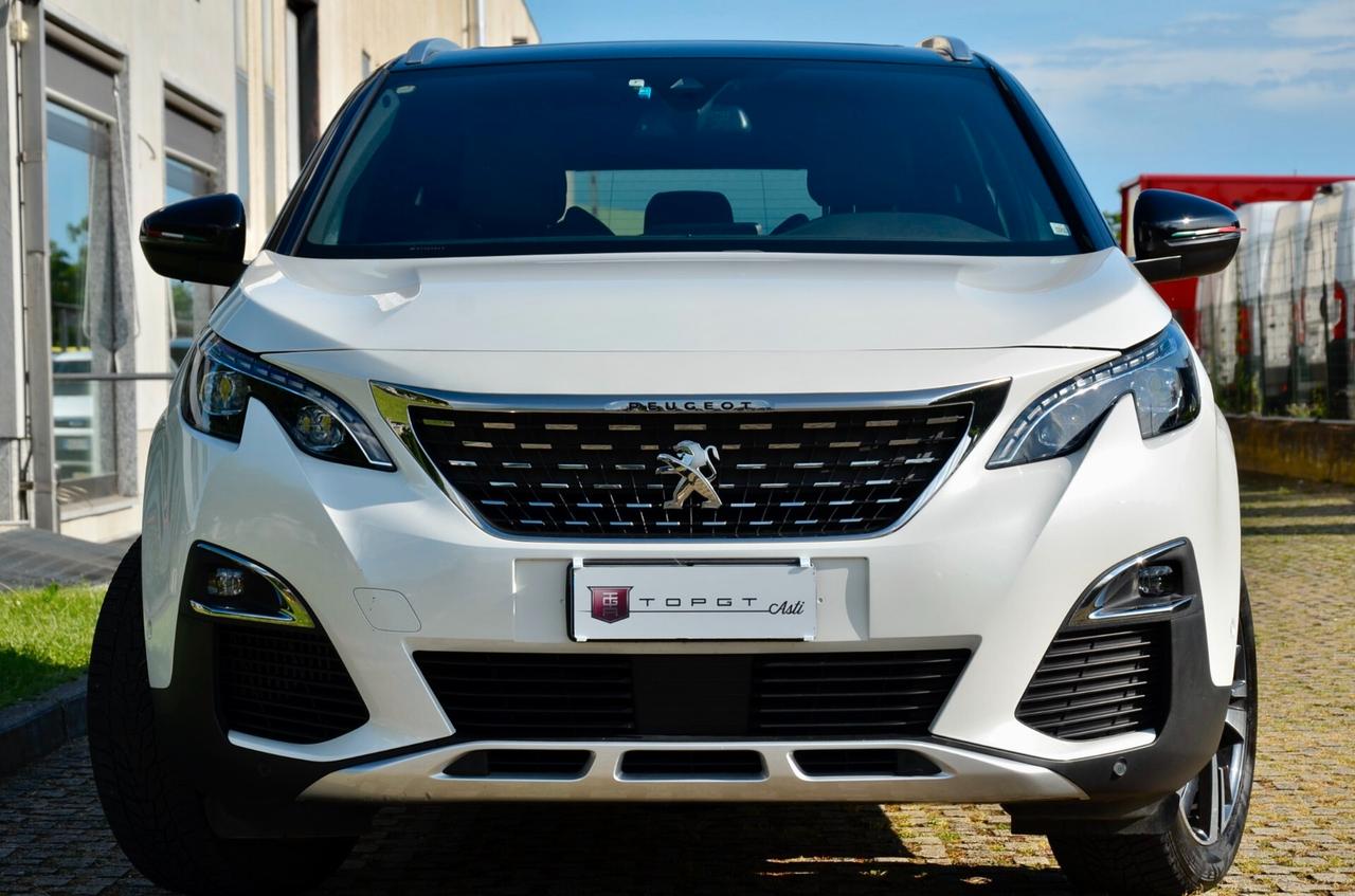 PEUGEOT 5008 1.2 PURETECH GT-LINE 131cv AUTO 7 POSTI, UNICOPROP, SERVICE PEUGEOT, EURO 6D, TETTO, RETROCAMERA 360°, PERMUTE