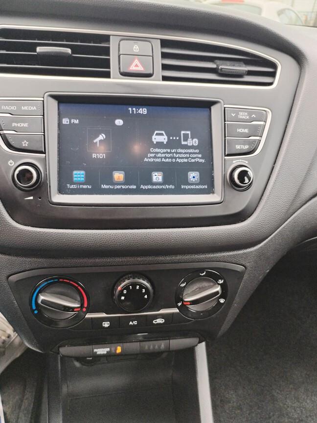 Hyundai i20 1.2 5 porte Connectline 81000km 6/2019 tagliandata