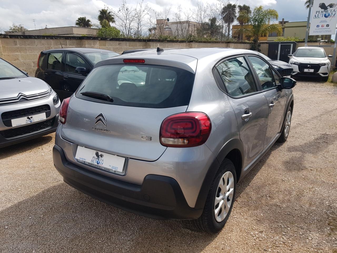 Citroen C3 1.2 Feel 83 cv Navy Led Sensori Cruise