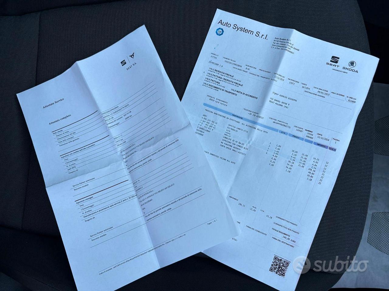 SEAT ARONA 1.0 Benzina EcoTsi FR (95CV) E6