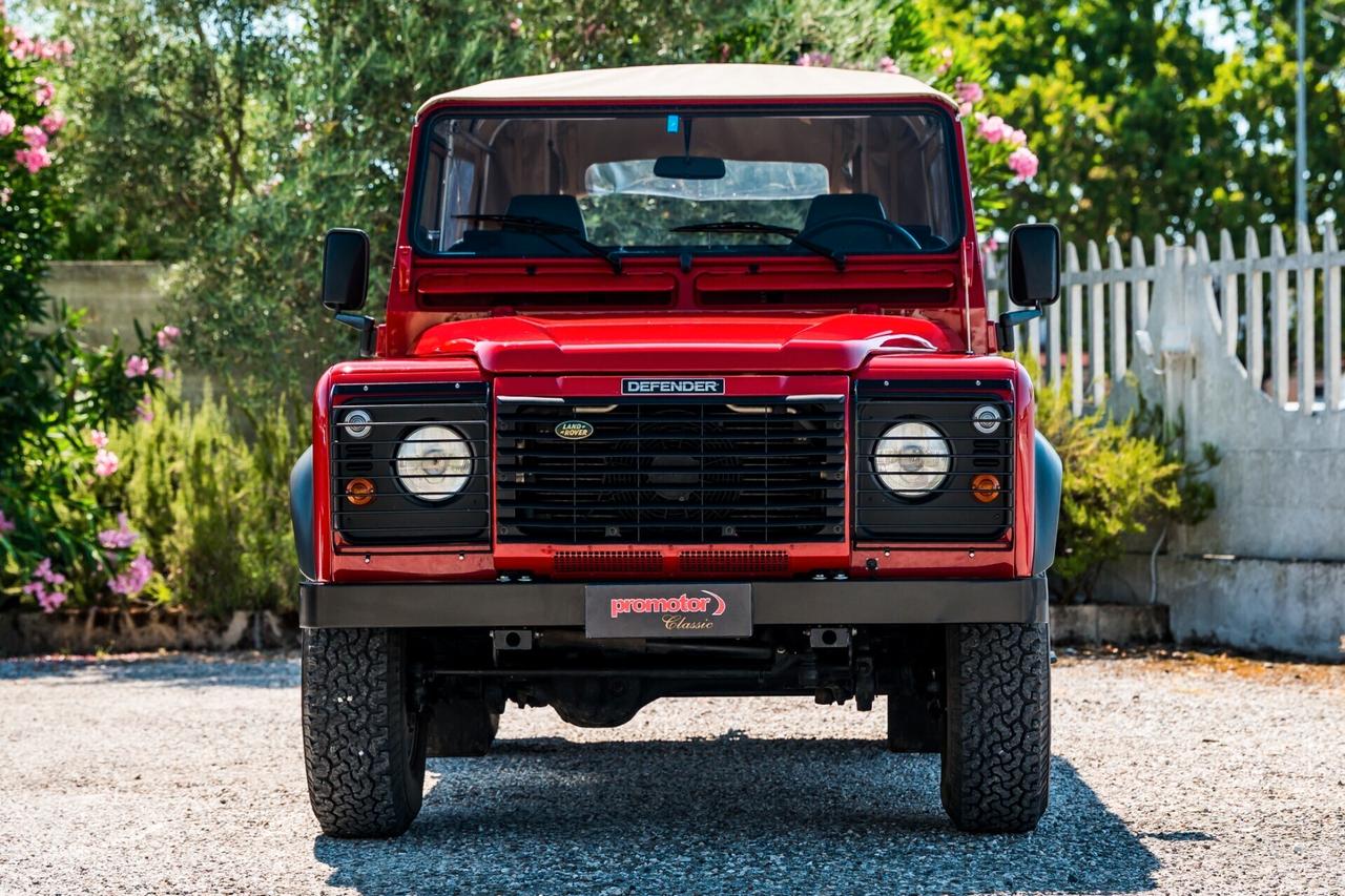 Land Rover Defender 90 Soft Top TD5 Aria condizionata + Kit pala neve Full