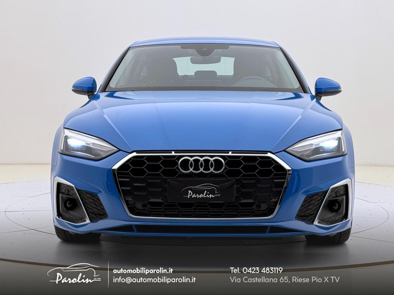 Audi A5 Sportback 40 2.0 tfsi mhev S-line edition S-tronic Blu Turbo