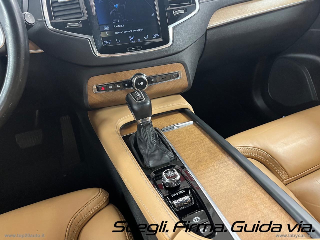 VOLVO XC90 D5 AWD Geartronic Inscription|TOTAL BLACK|PELLE TOTALE