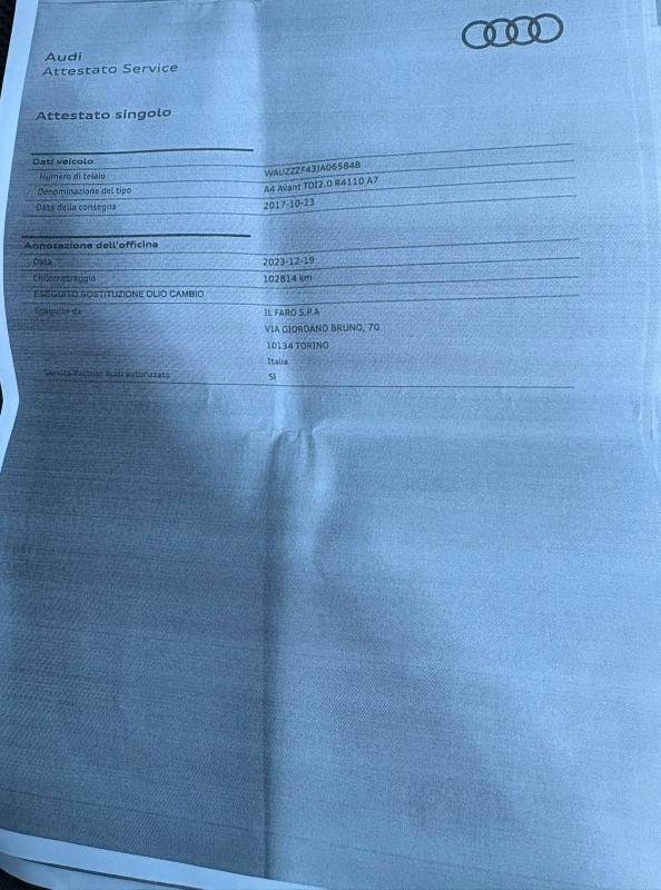 Audi A4 Avant 35 2.0 tdi Sport 150cv s-tronic