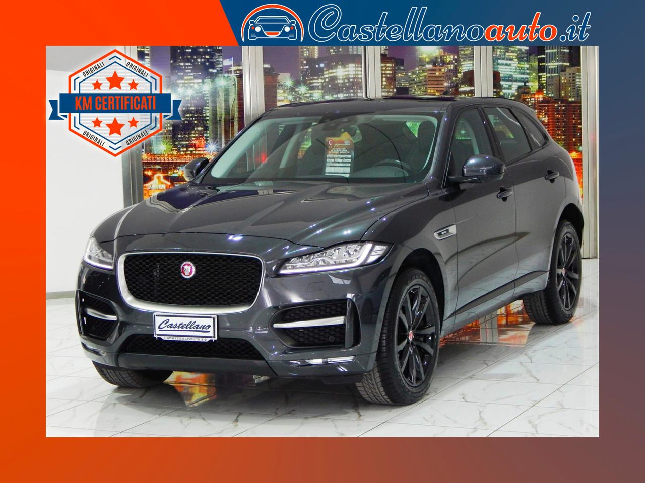 Jaguar F-Pace 2.0d i4 R-Sport 180cv Aut TETTO-NAVI-PELLE-PARK