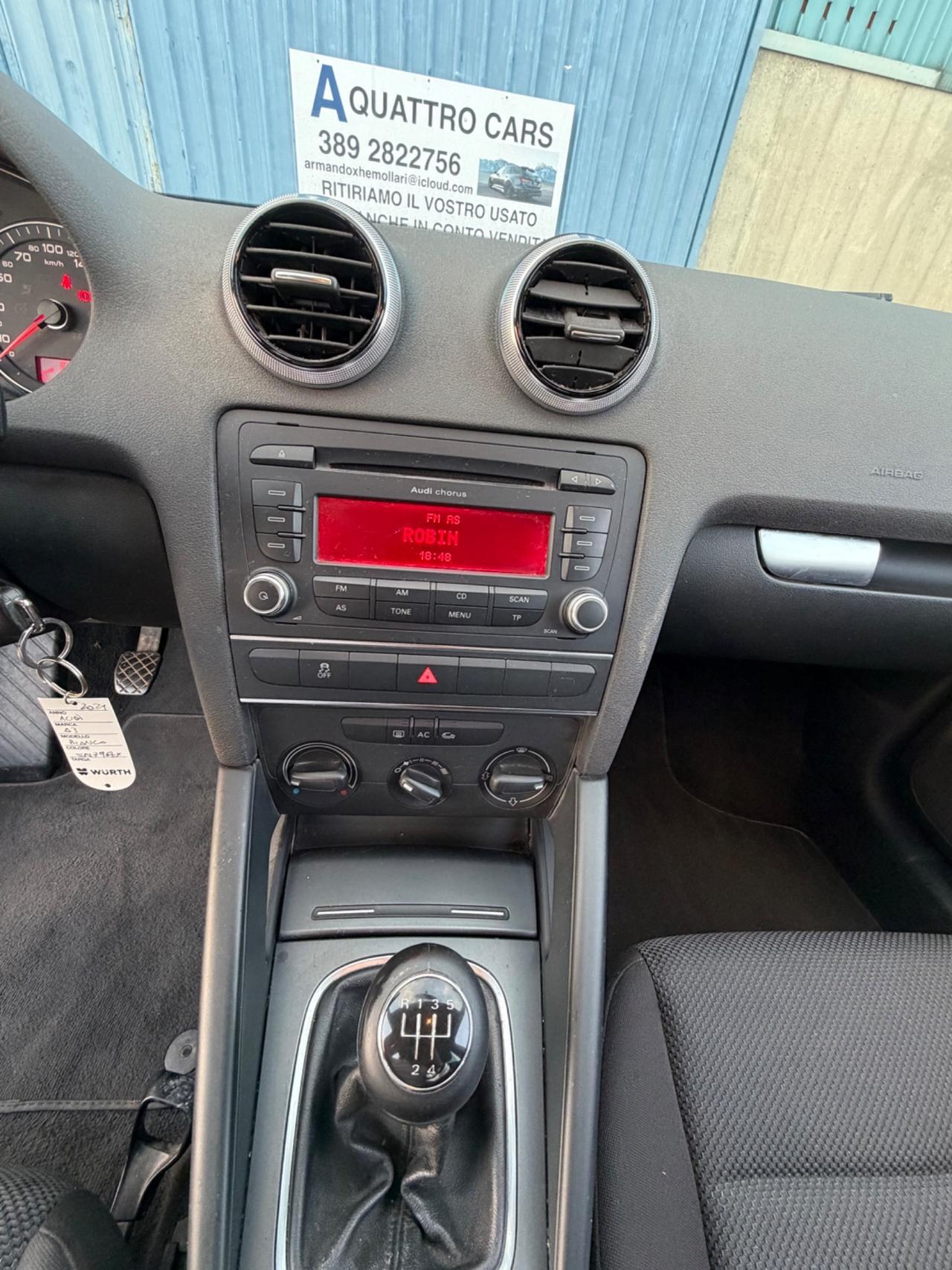 Audi A3 1.6 TDI 105 CV CR Attraction