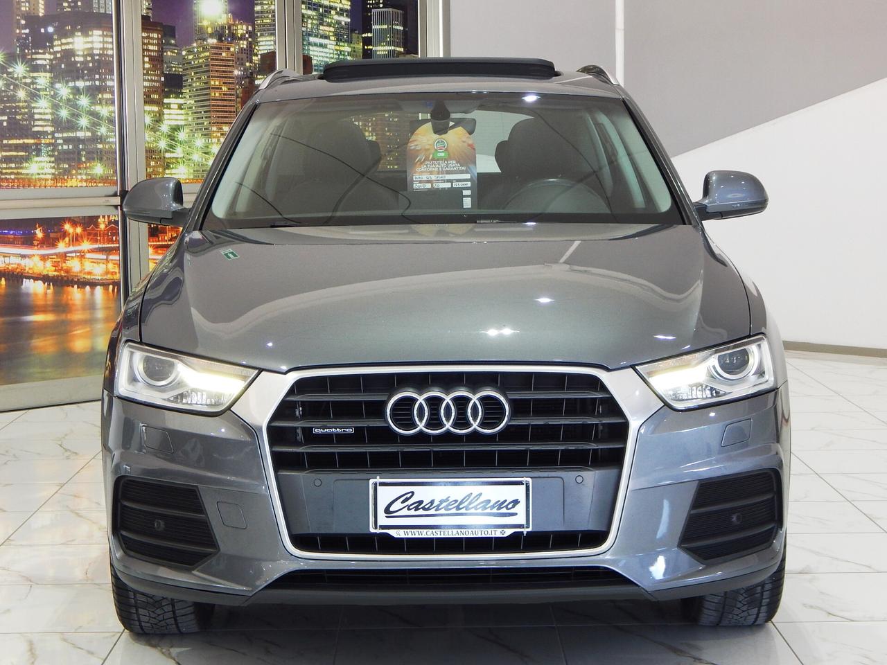 Audi Q3 2.0 TDI Sport quattro 150cv S-Tronic TETTO-NAVI-PARK-XENO