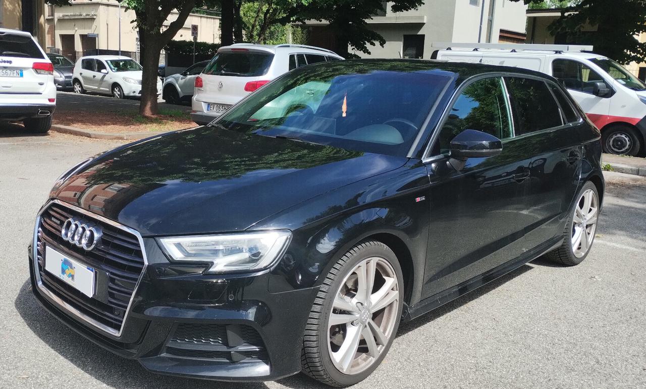 Audi A3 SPB 2.0 TDI 184 CV quattro S tronic S-Line