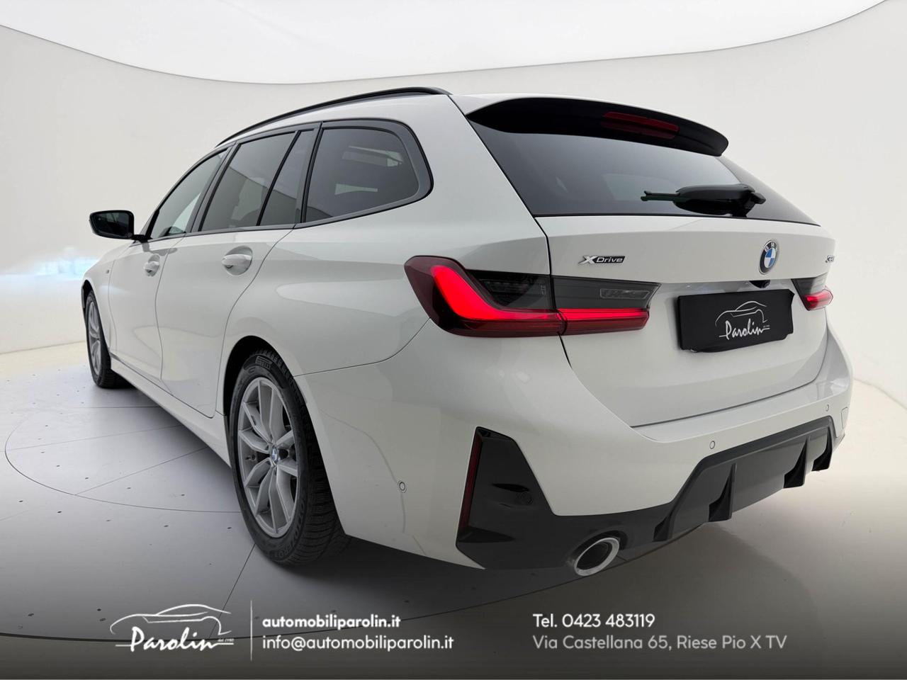 BMW 320 d Touring mhev 48V xdrive MSport Tetto-Gancio-Pelle-Winter-360°